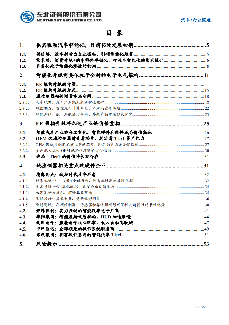 汽车行业域控制器系列报告之基础篇：汽车智能化大趋势，域控相关软硬件迎爆发-220118.pdf 第2页