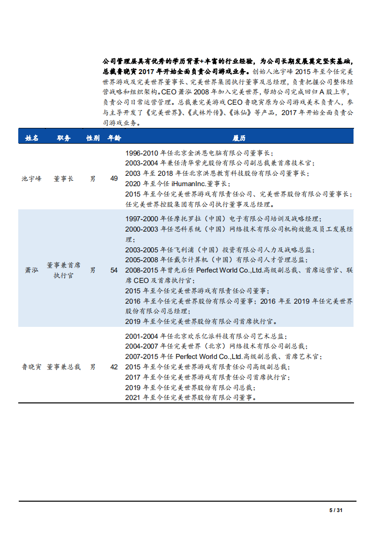 2021年完美世界公司影视业务及游戏行业发展趋势分析报告.pdf 第4页
