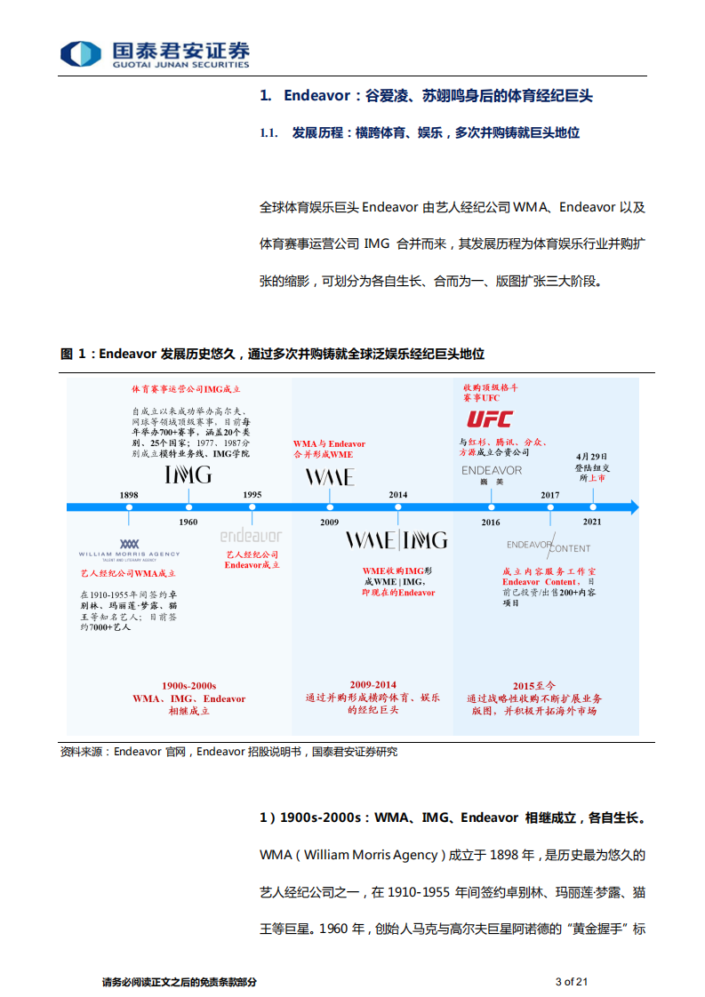 传播文化行业体育经纪专题报告：从Endeavor看冬奥运动员IP培育-220223.pdf 第3页