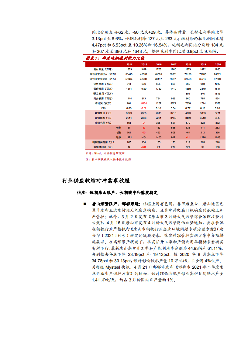 2021年钢铁行业供需状况及马钢股份公司竞争优势分析报告.pdf 第5页