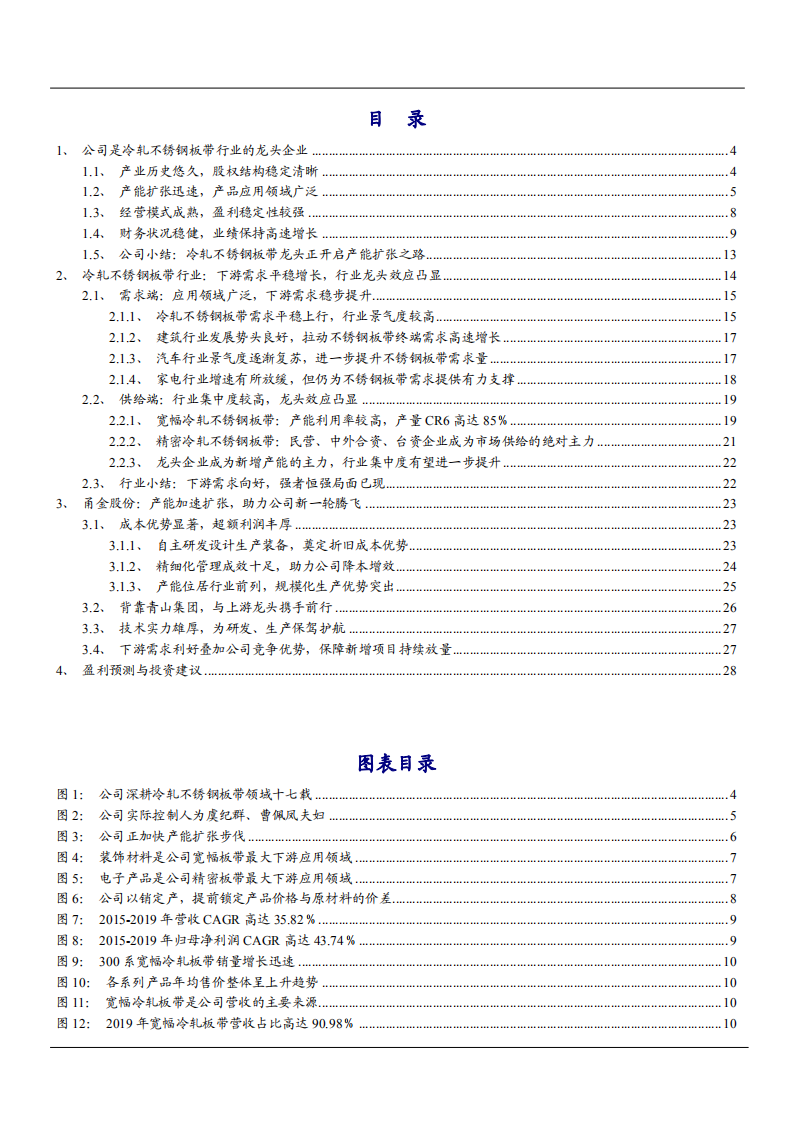 2021年冷轧不锈钢板带行业供需现状及甬金股份竞争优势分析报告.pdf 第1页