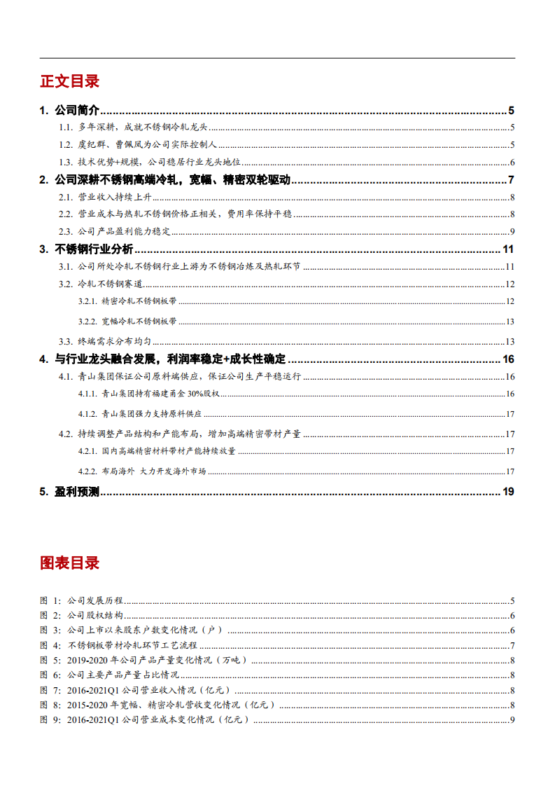 2021年甬金股份公司技术优势与不锈钢行业上下产业链分析报告.pdf 第1页
