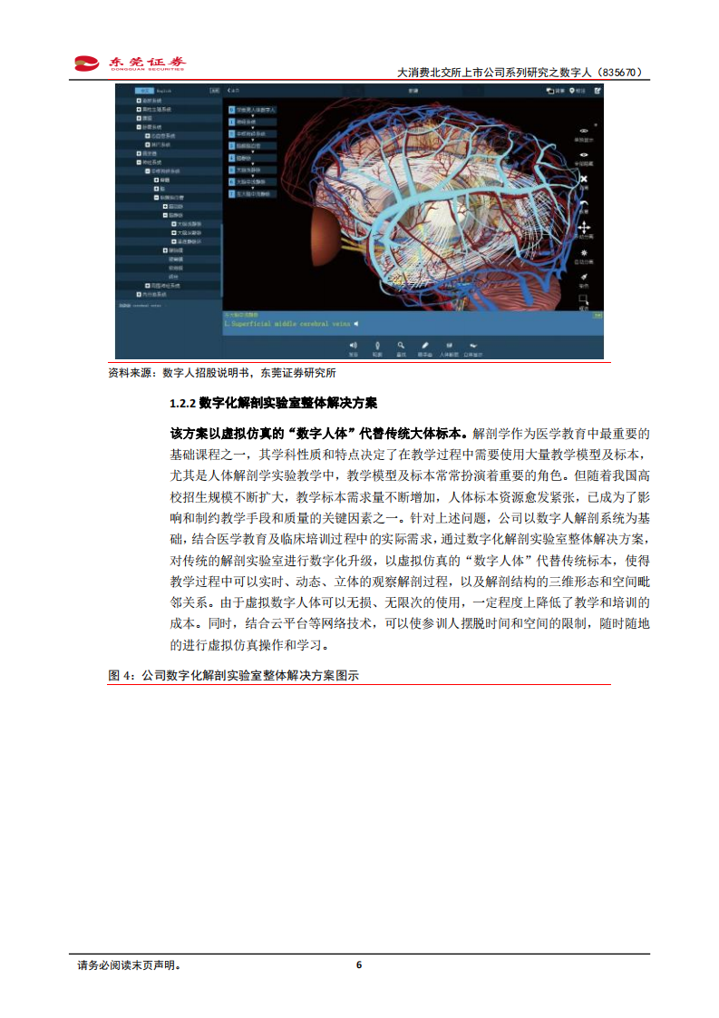 数字人-大消费北交所上市公司系列研究之数字人：公司是国内数字医学教学平台领域的领先企业-20220221.pdf 第6页