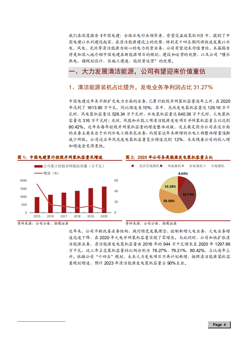 2021年中国电建公司清洁能源运营业务与电力建设行业研究报告.pdf 第3页