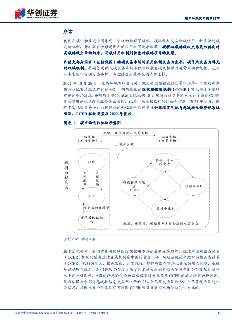 环保工程及服务行业碳中和改变中国系列四：CCER，碳市场的左辅右弼-220114.pdf 第6页