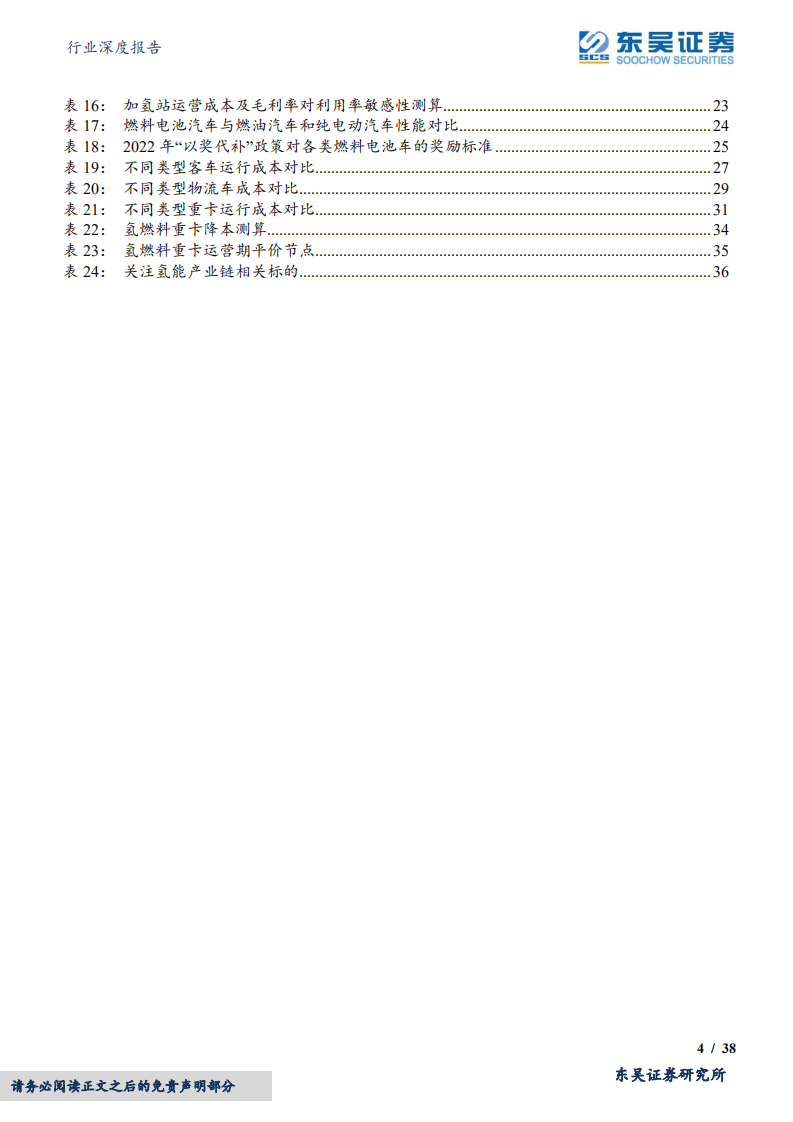 环保行业深度报告：氢能系列研究二，产业链经济性测算与降本展望-220508.pdf 第4页