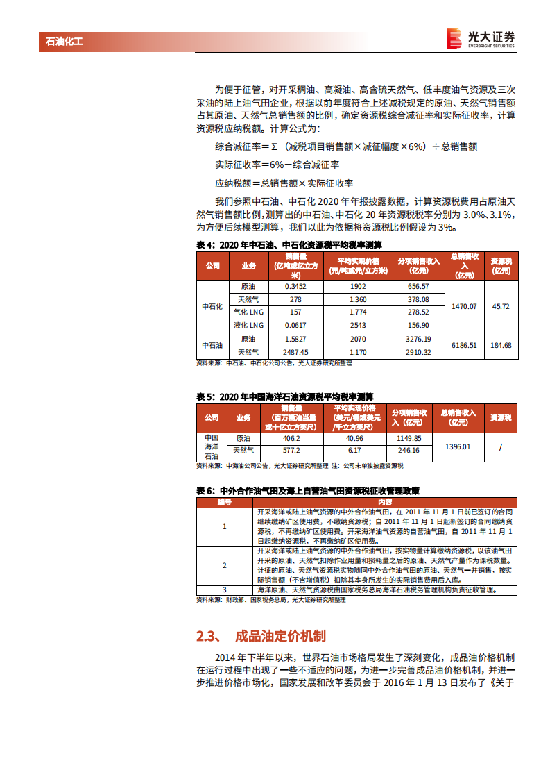 石油化工行业：能源结构转型系列报告之&ldquo;三桶油&rdquo;利润弹性测算，高油价时代，&ldquo;三桶油&rdquo;业绩弹性几何？-20220327.pdf 第6页