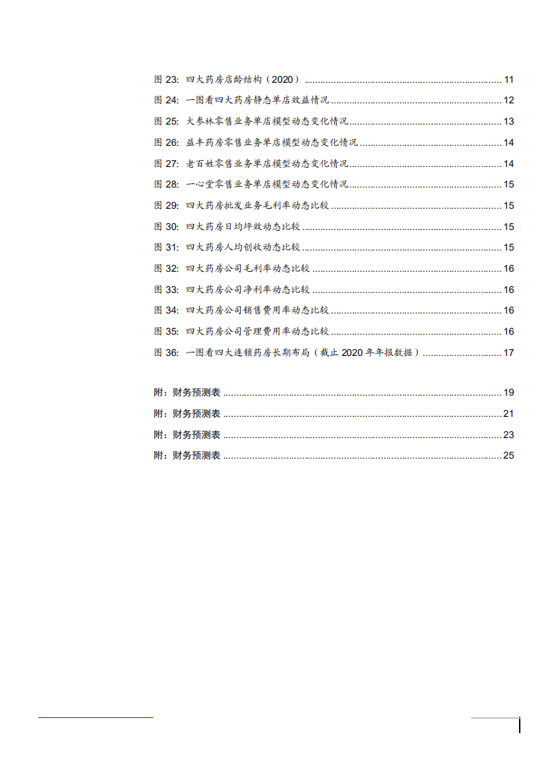 2021年连锁药店行业4家药房指标横向对比分析报告.pdf 第2页