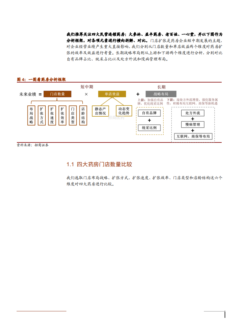 2021年连锁药店行业4家药房指标横向对比分析报告.pdf 第4页