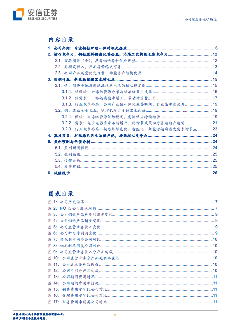 C腾远-高速成长的铜钴冶炼企业-220322.pdf 第3页