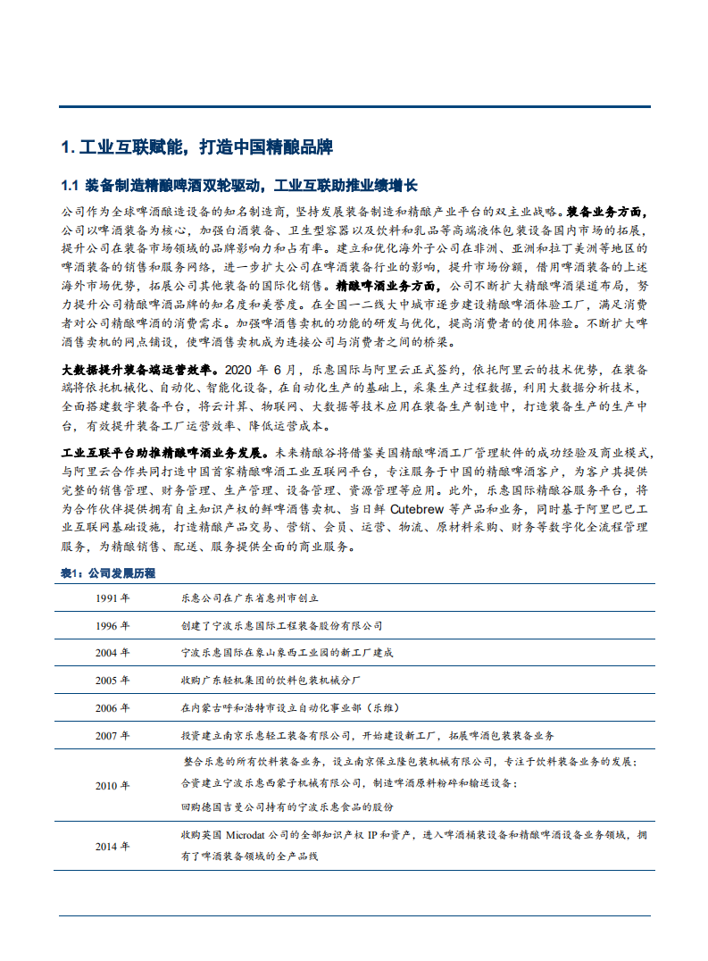 2021年乐惠国际商业模式业务转型发展趋势及精酿啤酒行业分析报告.pdf 第2页
