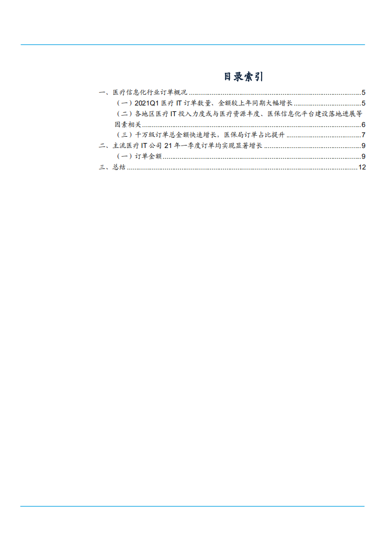 2021年中国医疗信息化行业订单概况分析报告.pdf 第1页