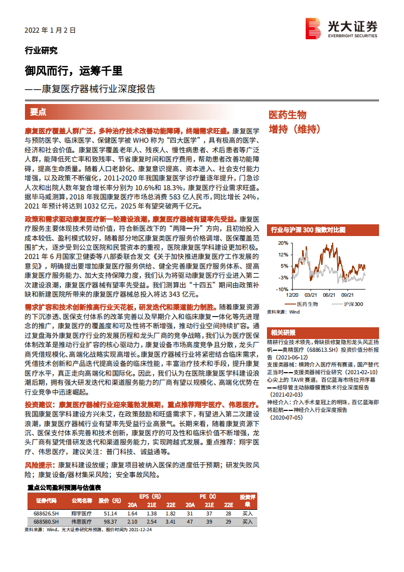 康复医疗器械行业深度报告：御风而行，运筹千里-220102.pdf 第1页