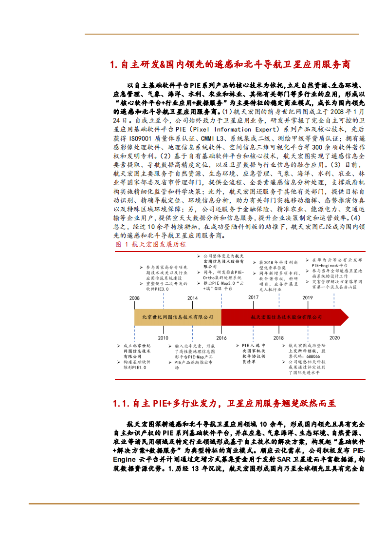 2021年卫星应用行业航天宏图公司竞争优势分析报告.pdf 第3页