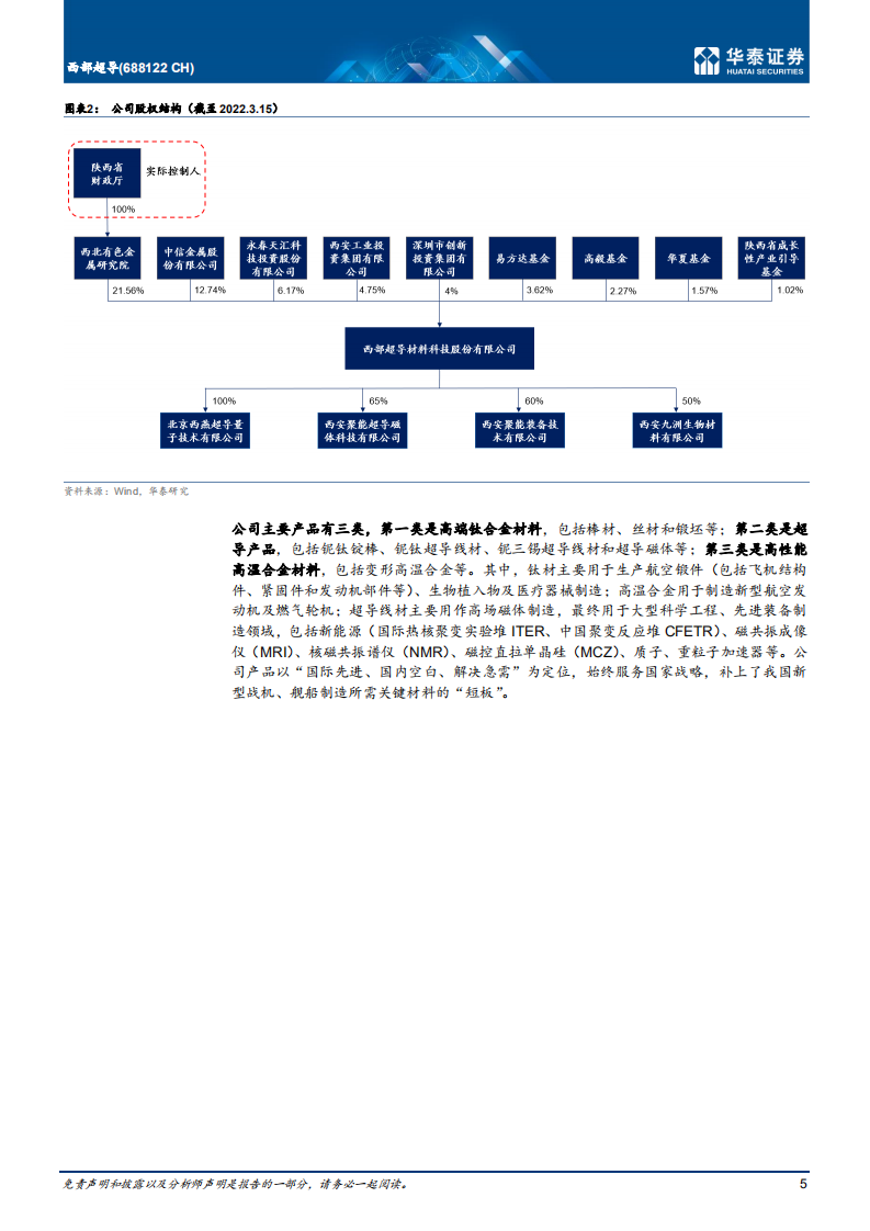西部超导-航空钛材龙头，多极发力驱动高成长-220318.pdf 第5页