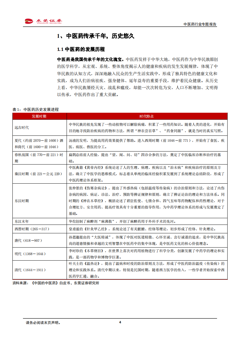 中医药行业专题报告：政策风起，优质中药企业迎来发展机遇-220302.pdf 第4页