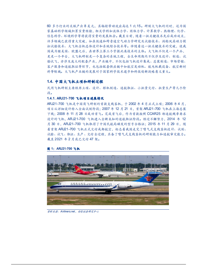 2021年国防军工行业大飞机产业链与竞争格局分析报告.pdf 第5页