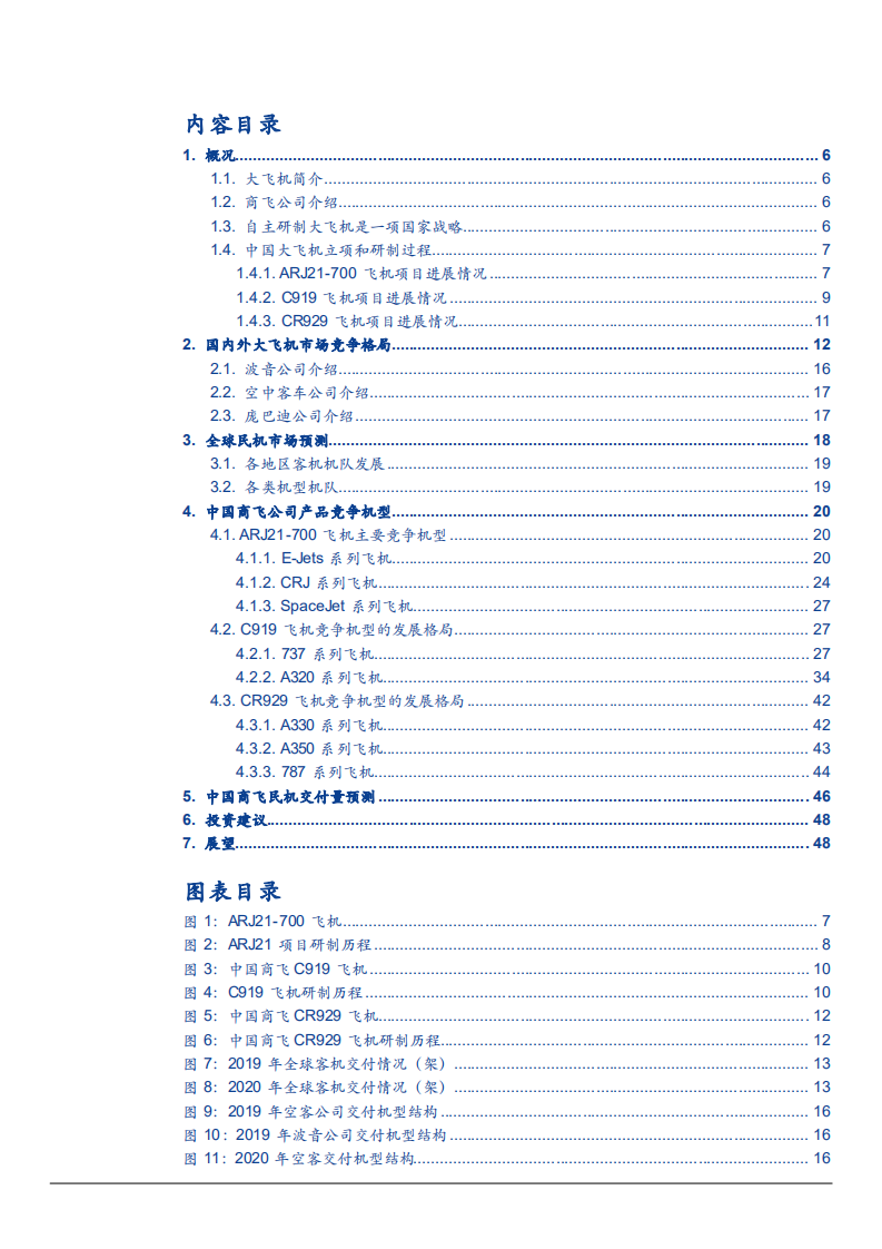 2021年国防军工行业大飞机产业链与竞争格局分析报告.pdf 第1页