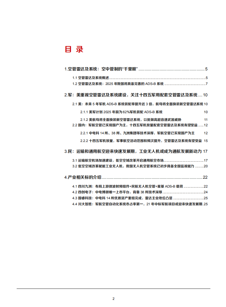 2021年国防军工行业空管雷达及系统市场空间分析报告.pdf 第1页