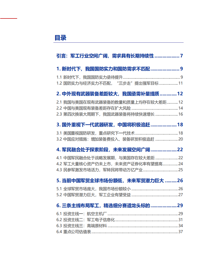 2021年中国军工行业发展空间及未来军贸潜力研究报告.pdf 第1页
