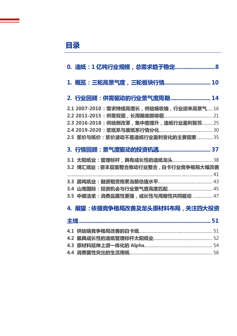 2021年造纸行业供需变化及竞争格局分析报告.pdf 第1页