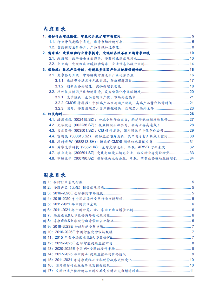 2022年安防行业供应链国产智能化及龙头公司研究报告.pdf 第1页