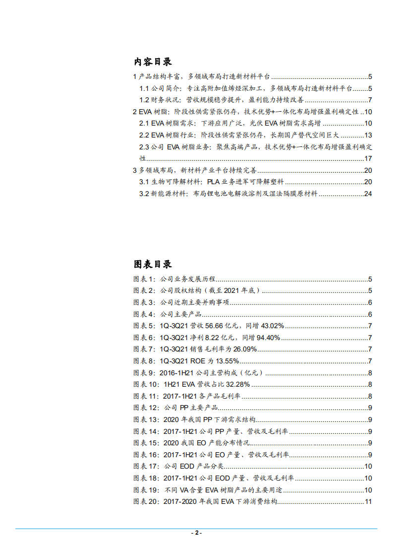 2022年EVA树脂行业需求分析及联泓新科新材料产业布局研究报告.pdf 第1页