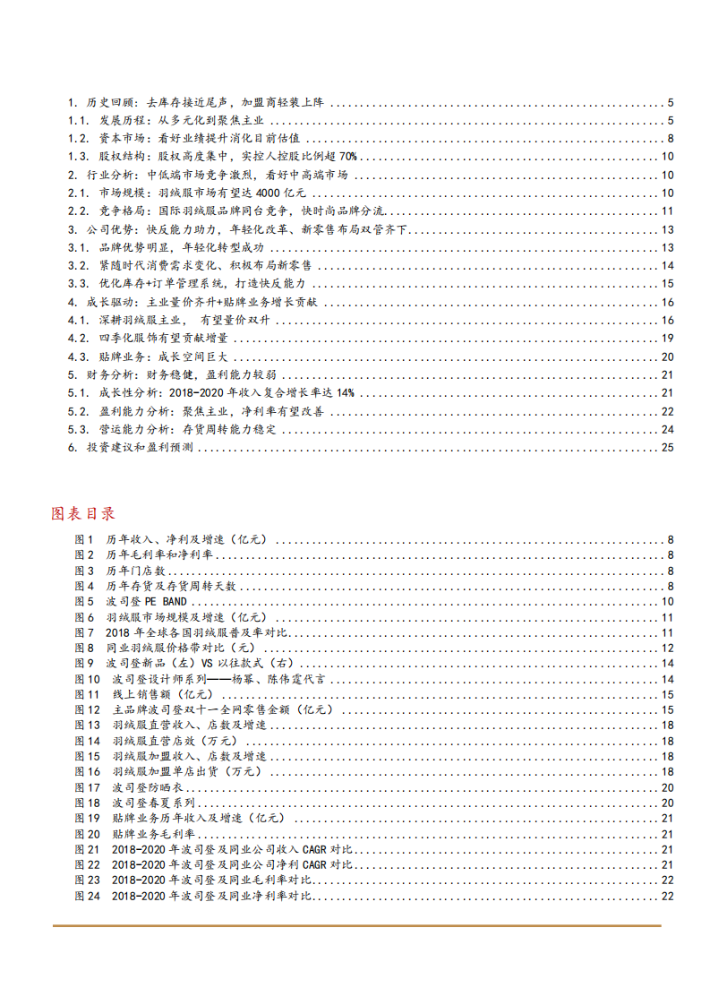 2021年波司登公司优势及成长空间与羽绒服市场竞争格局分析报告.pdf 第1页