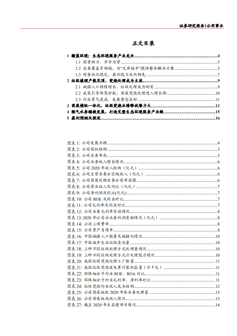 2021年环境综合服务行业瀚蓝环境公司固废处理全产业链分析报告.pdf 第1页