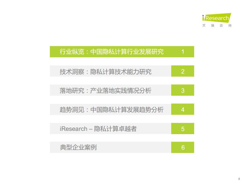 艾瑞咨询：中国隐私计算行业研究报告：云程发轫，精耕致远.pdf 第4页