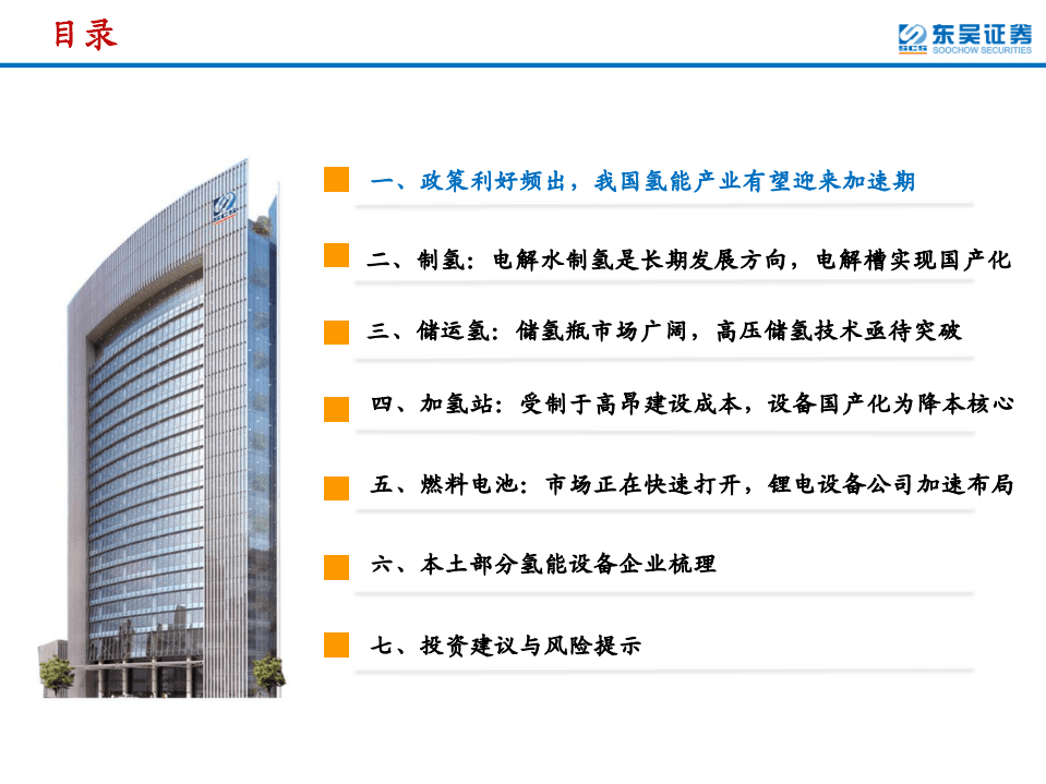氢能设备行业专题报告：政策驱动氢能行业加速，关注优质“卖铲人”-220118.pdf 第3页