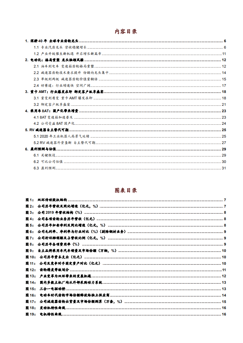 2021年双环传动公司产业升级与汽齿行业格局分析报告.pdf 第1页