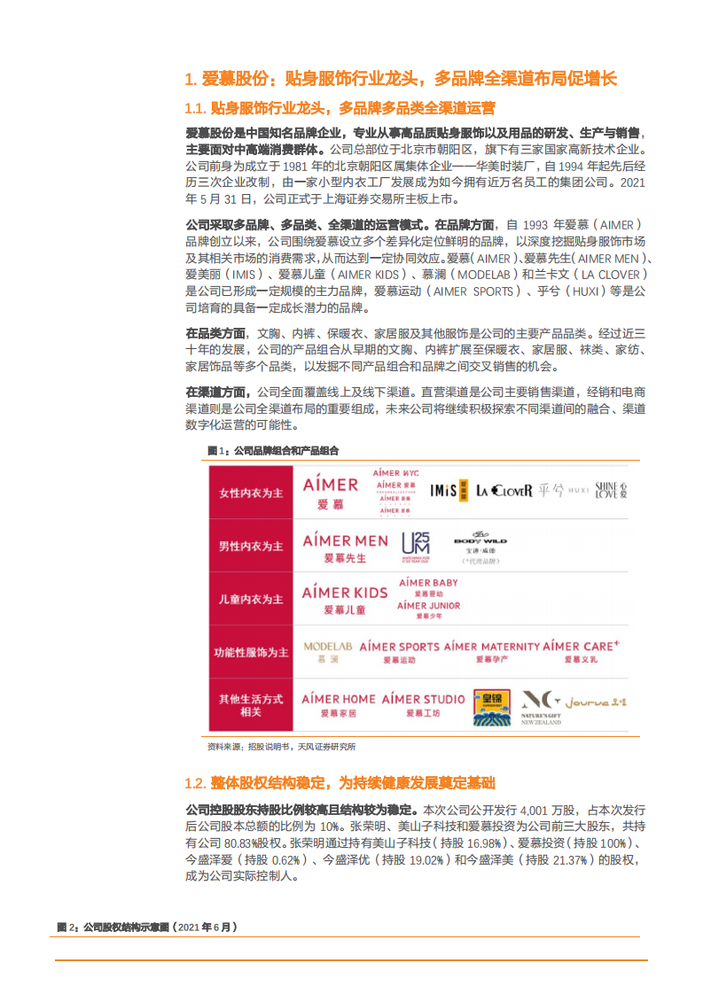 2021年贴身服饰行业爱慕股份公司多品牌全渠道分析报告.pdf 第3页