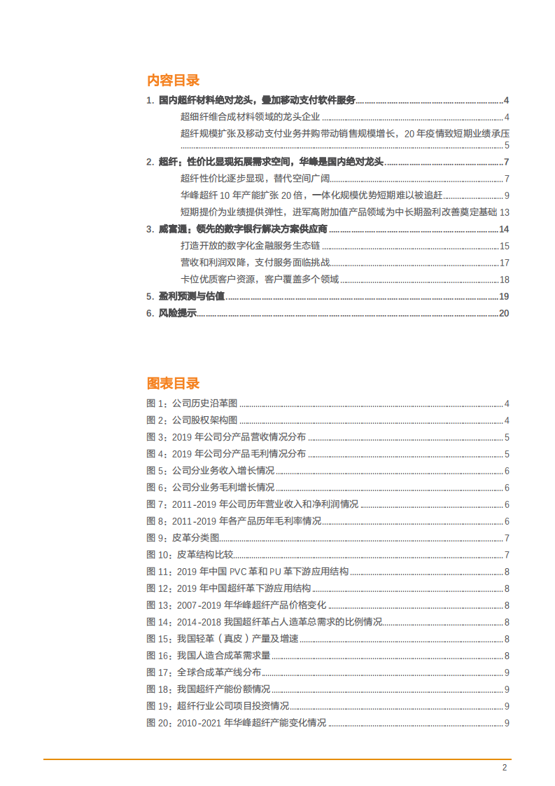 2021年中国超细纤维合成材料龙头企业华峰超纤竞争优势分析报告.pdf 第1页