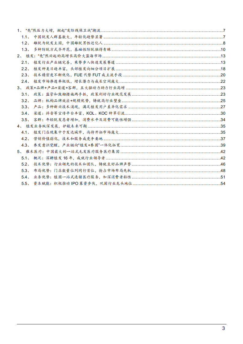 2021年中国脱发人群年轻化与植发行业产业链成长空间研究报告.pdf 第1页
