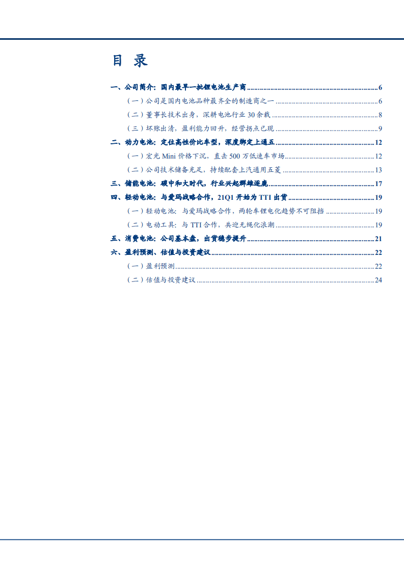 2021年电池行业发展趋势与鹏辉能源公司经营状况分析报告.pdf 第1页