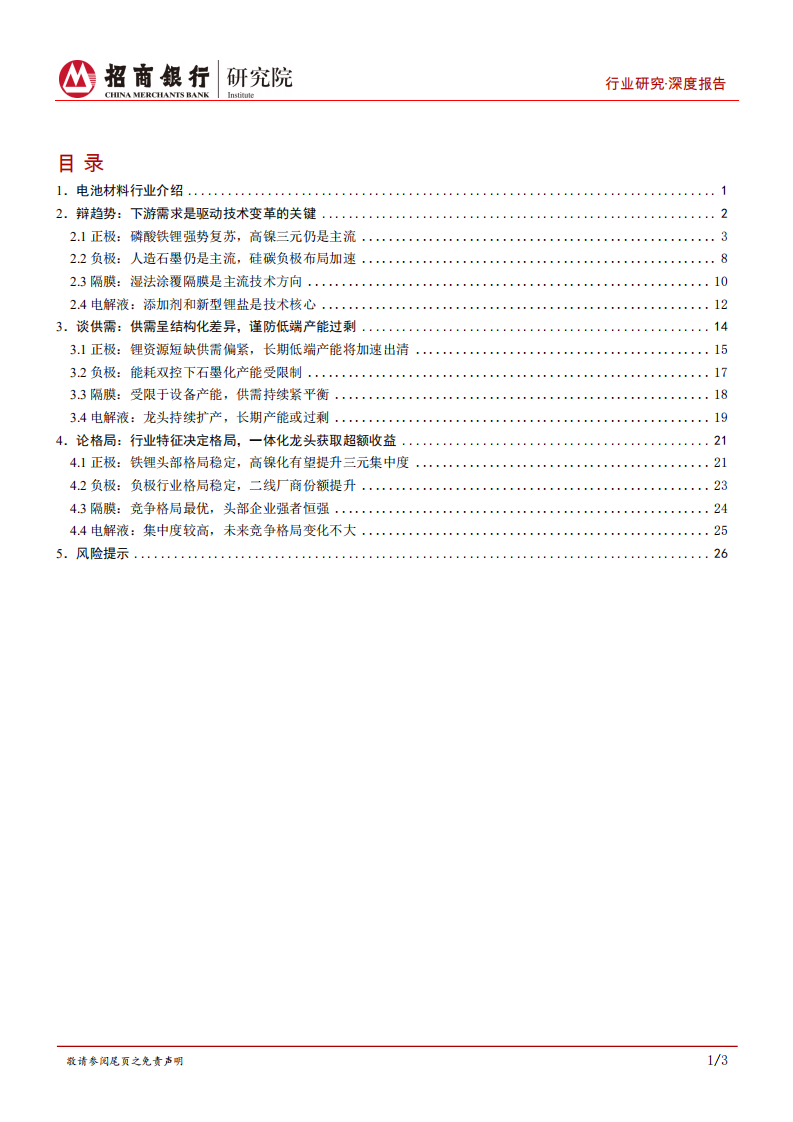 动力电池行业之电池材料篇：辩趋势，谈供需，论格局-220324.pdf 第2页