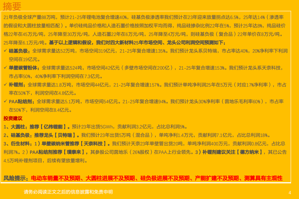 锂电池行业新技术系列报告-高镍+高电压+大圆柱：放量拐点，看好硅负极及衍生新材料投资机会-20220330.pdf 第4页