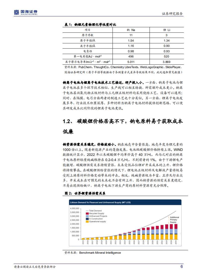 钠离子电池行业深度研究：钠电池产业化加速，有望补充锂电产业链-220613.pdf 第6页
