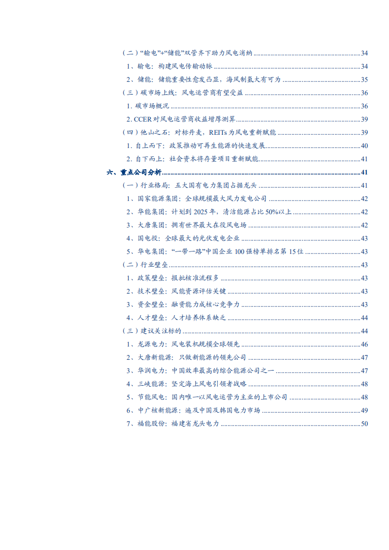 2021年中国风电行业基础知识及盈利框架与政策分析报告.pdf 第2页