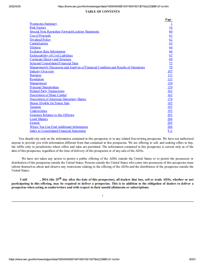 51Talk（COE）美股IPO招股说明书（更新版）.pdf 第6页