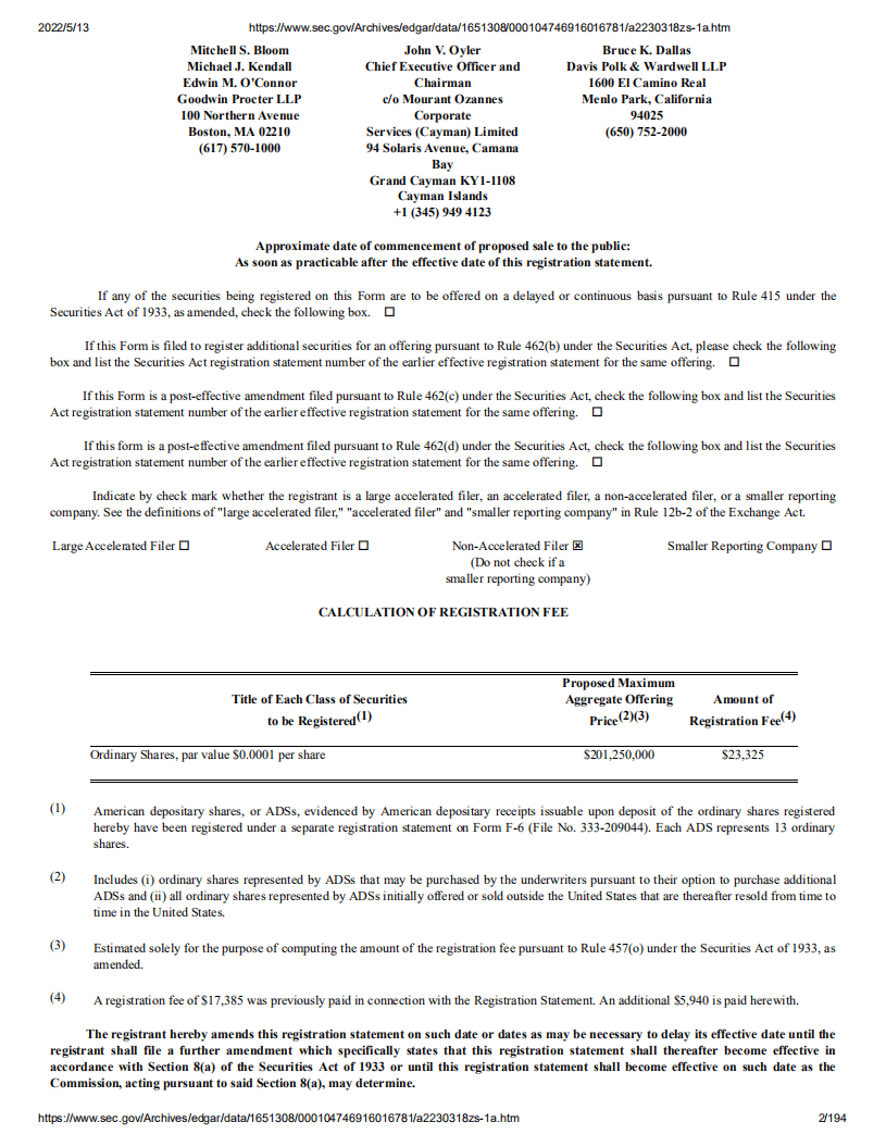 百济神州（BGNE）美股IPO招股说明书（更新版）.pdf 第2页