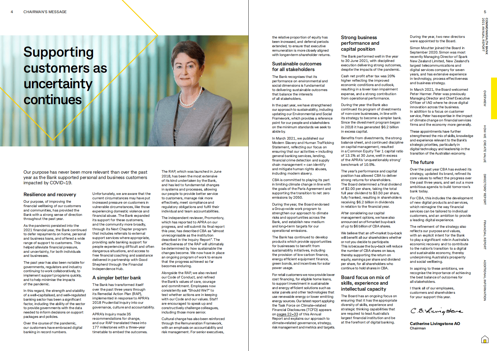 澳大利亚联邦银行（Commbank）2021年年报.pdf 第4页