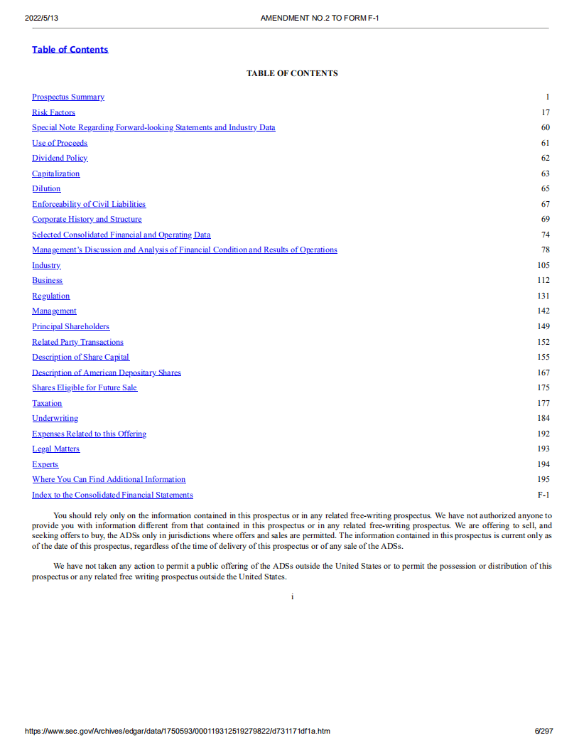 房多多（DUO）美股IPO招股说明书（更新版）.pdf 第6页