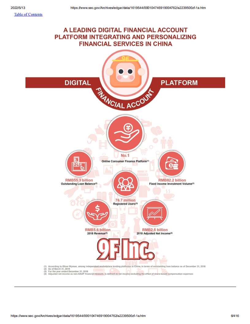 玖富（JFU）美股IPO招股说明书（更新版）.pdf 第6页