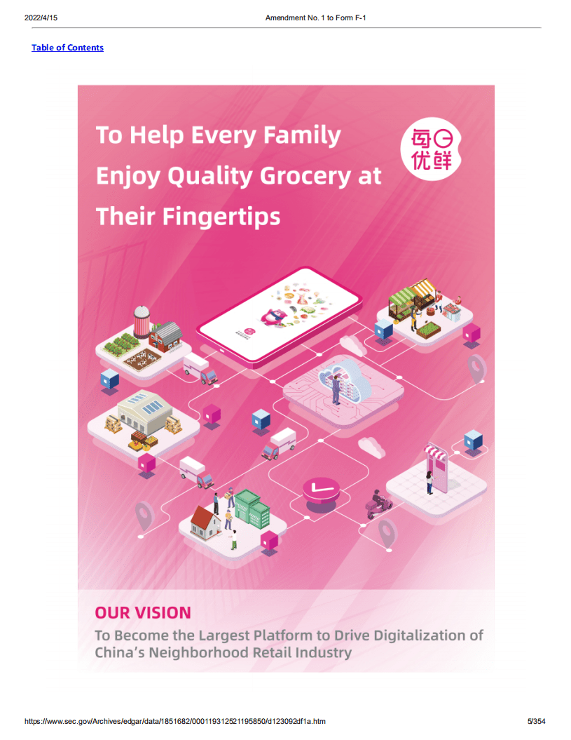 每日优鲜（MF）美股IPO招股说明书（更新版）.pdf 第5页