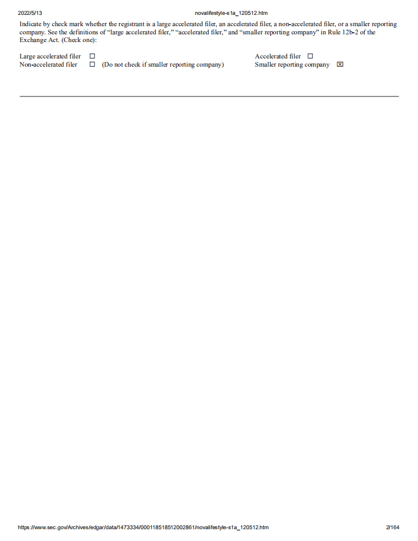 诺华家具（NVFY）美股IPO招股说明书（更新版）.pdf 第2页