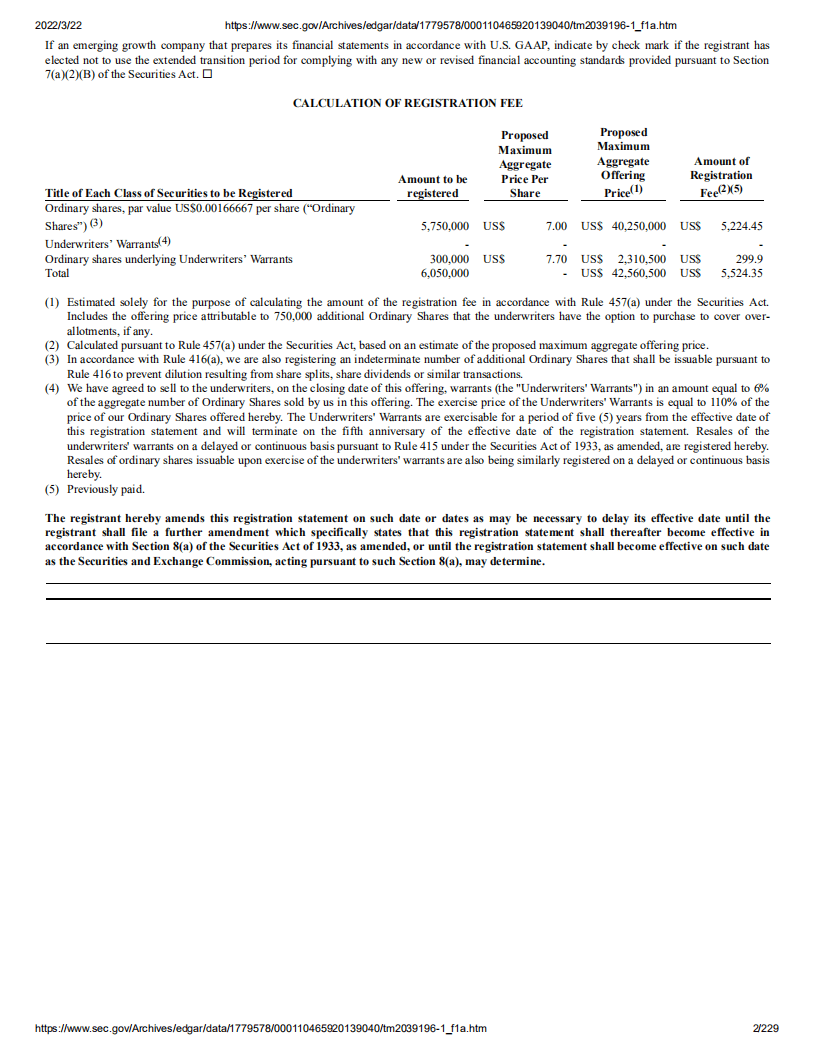 祁连国际（QLI）美股IPO招股书（更新版）.pdf 第2页