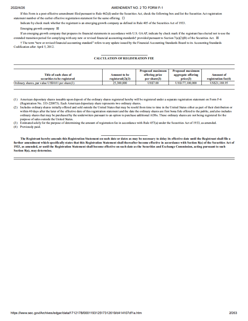 瑞思教育（REDU）美股IPO招股说明书（更新版）.pdf 第2页