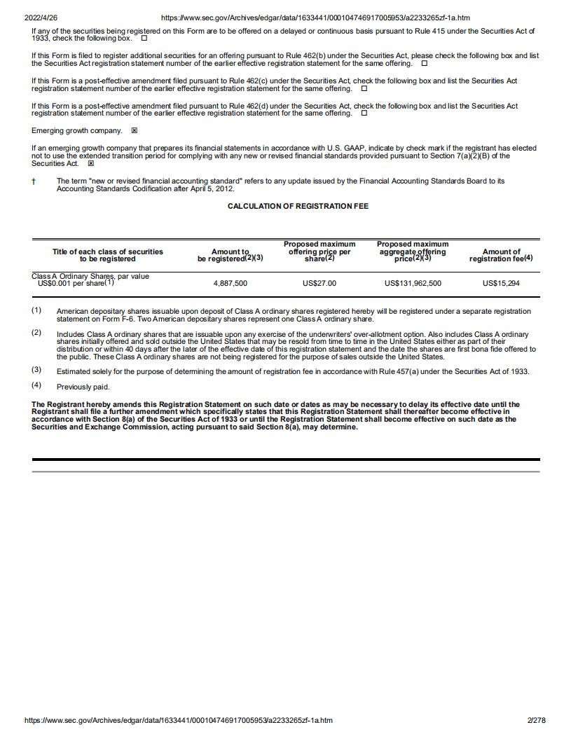 寺库（SECO）美股IPO招股说明书（更新版）.pdf 第2页